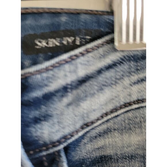 Judy Blue Los Angeles Skinny Fit Denim Blue Jeans size 15 - Picture 5 of 7